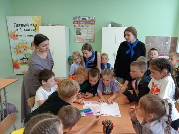 Лагерная смена детском лагере «Радужный» в самом р
