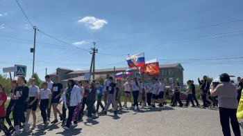 Легкоатлетическая эстафета в память о подвигах наш